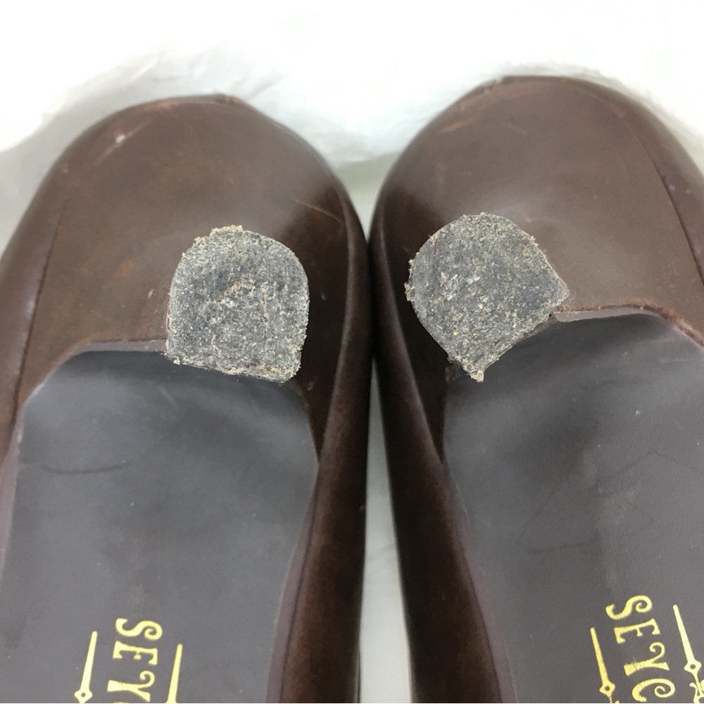 Seychelles Brown Mary Jane Mid Heel Pump -8- - Picture 13 of 15